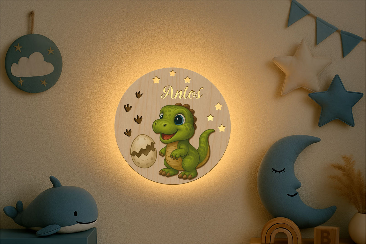 Dinosaur 3D Lamp