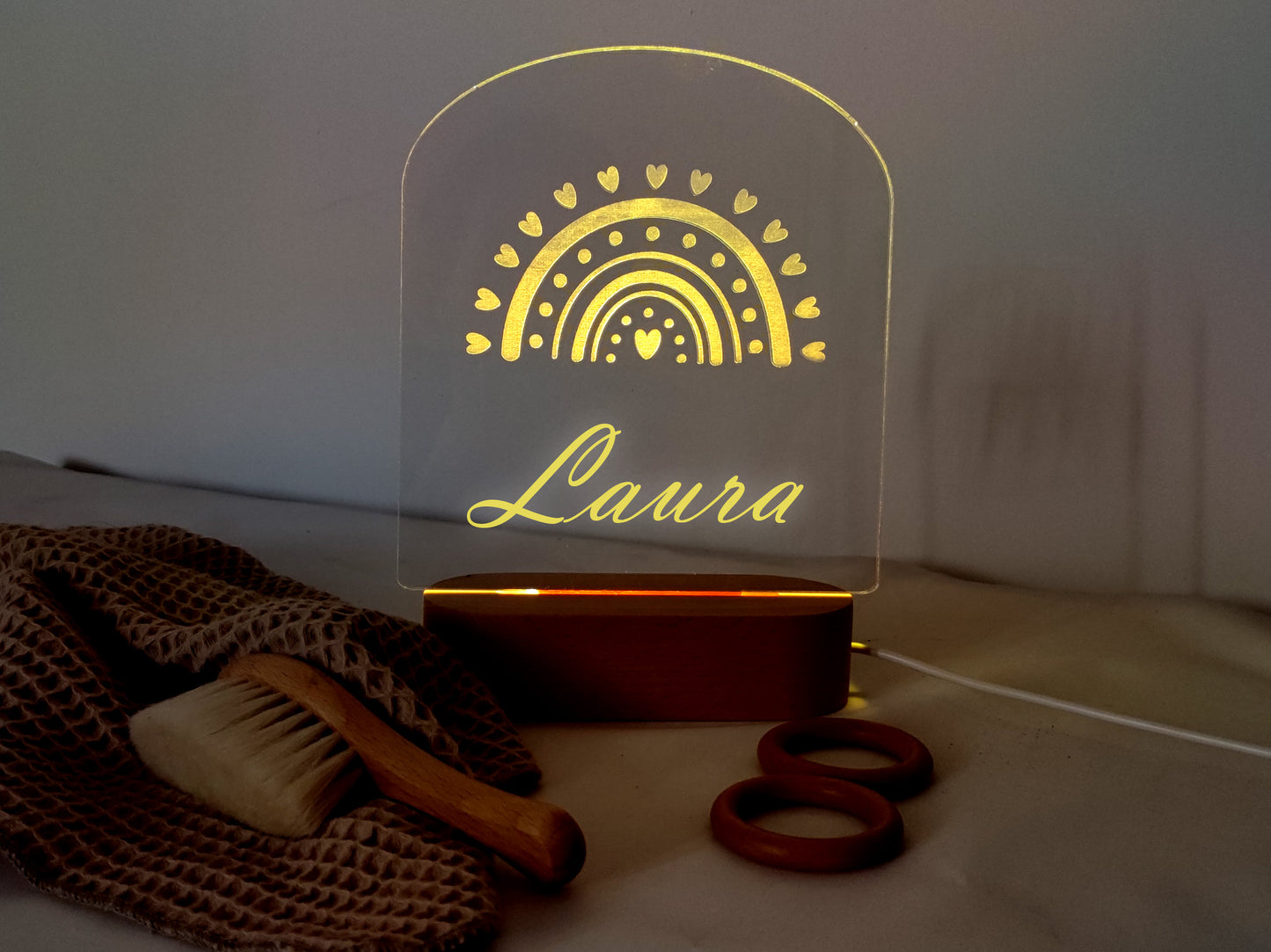 4 Styles Boho Night Light-KOALA WOOD