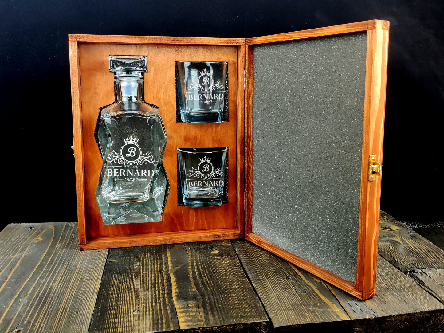 Personalised Glass Style G-KOALA WOOD
