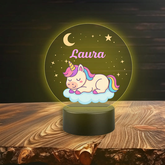 Unicorn on Cloud Lamp