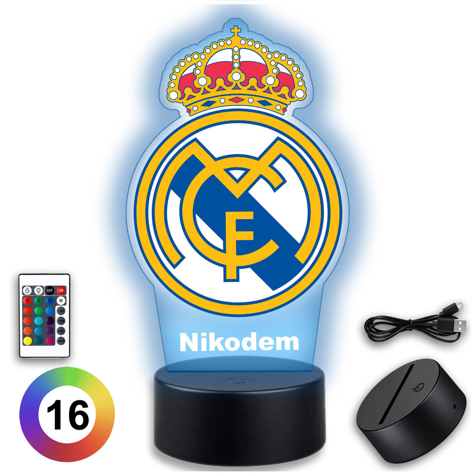 Real Madrit Crest Lamp