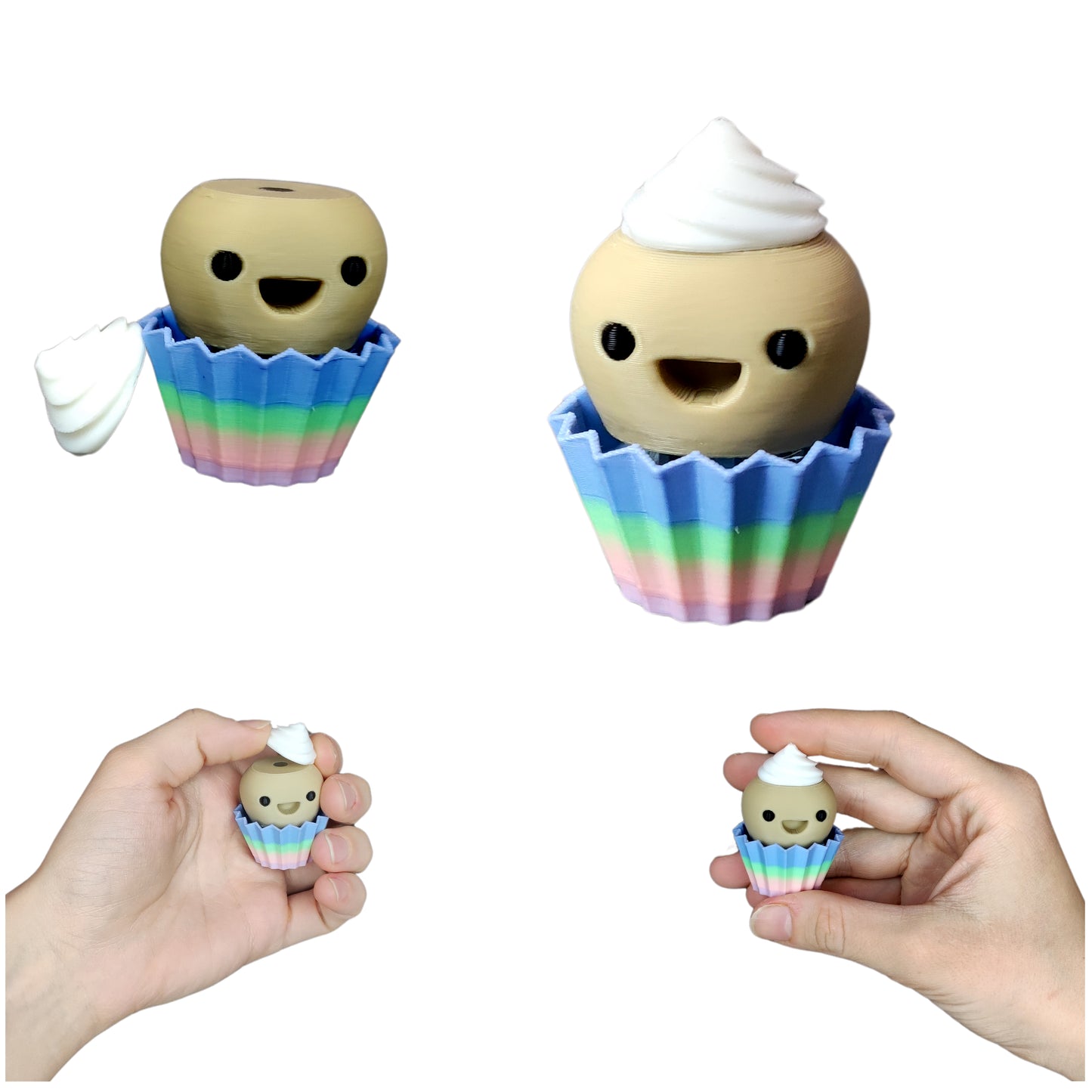 Cupcake Clicker, Magnetic Slider-Fidget Toy-KOALA WOOD