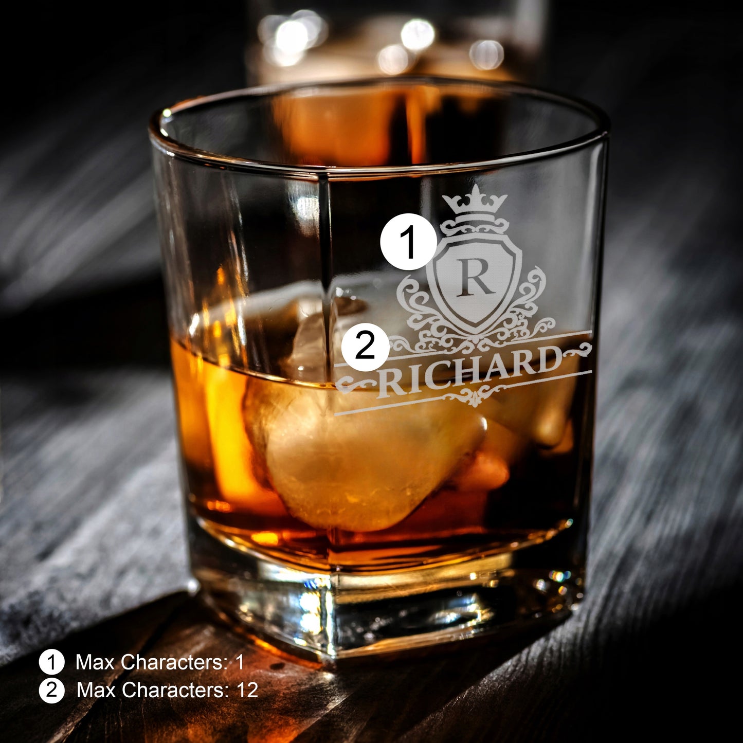 Personalised Glass Style F-KOALA WOOD