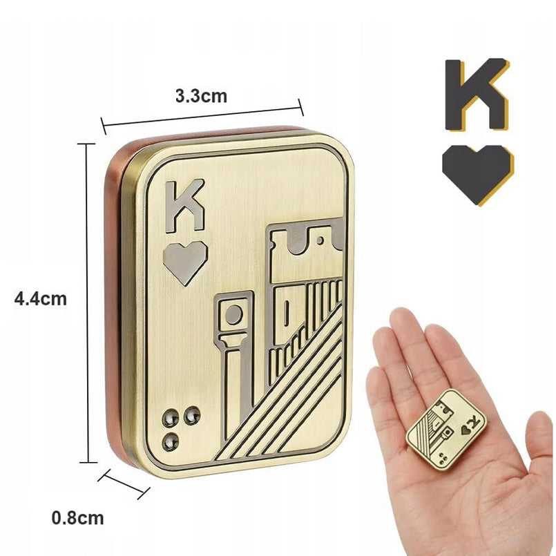 Metal Magnetic Slider King & Skull