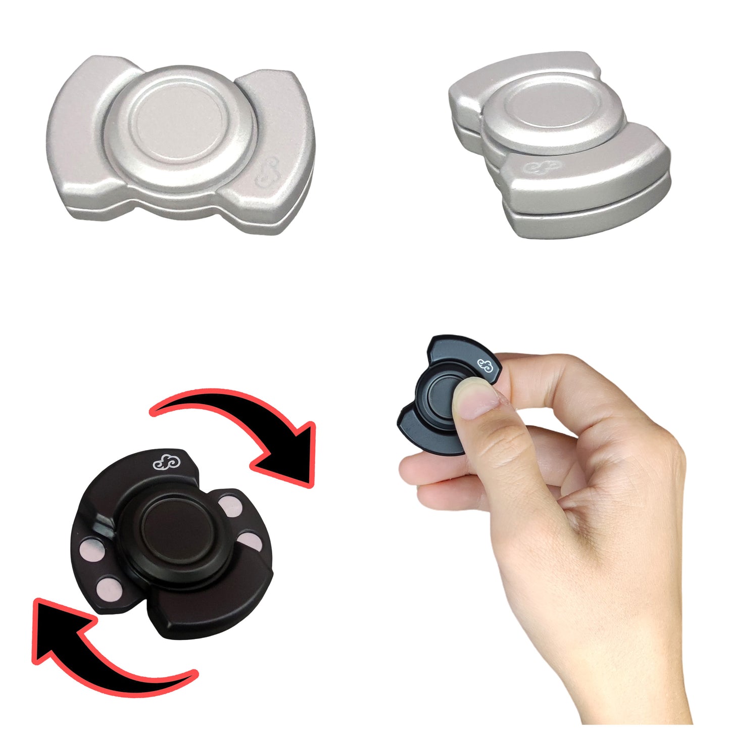 Magnetyczny Metalowy Spinner