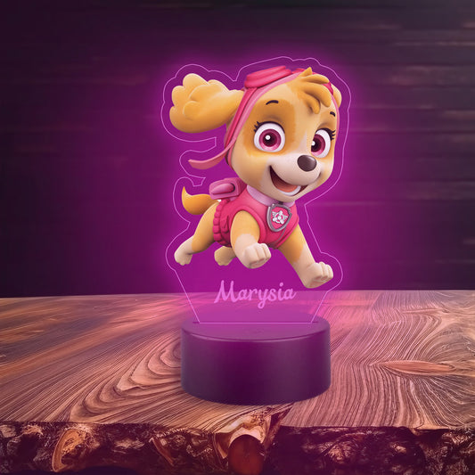 Skye Paw Patrol Lamp