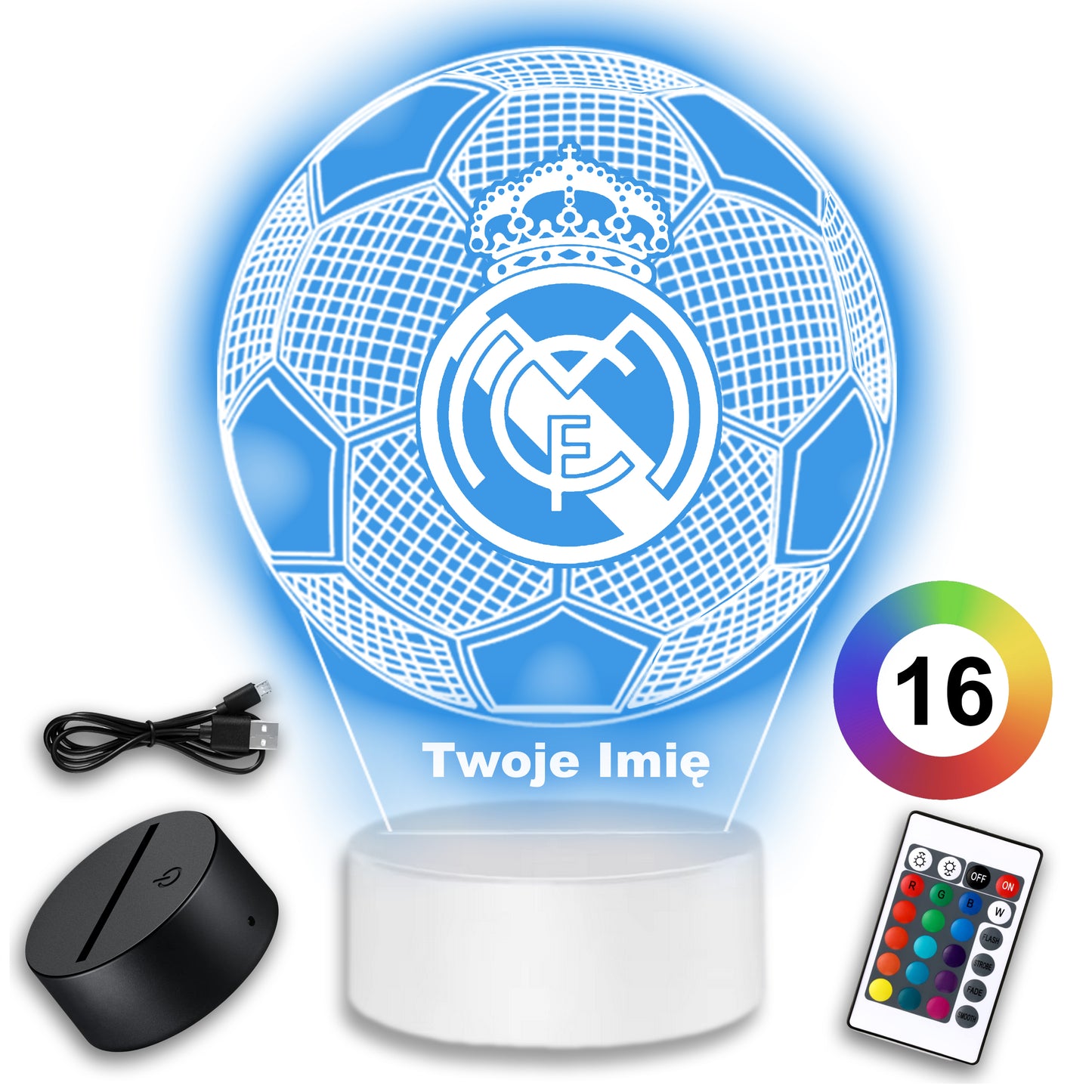 Fotbalová lampa Realu Madrid