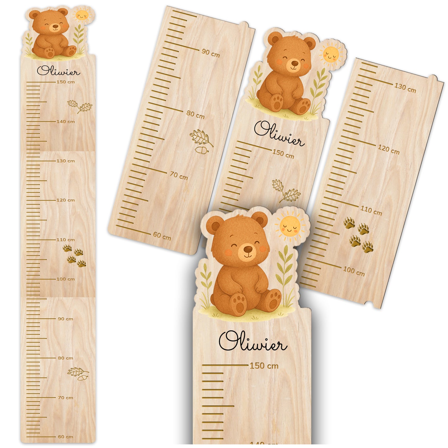 Bear Height Chart