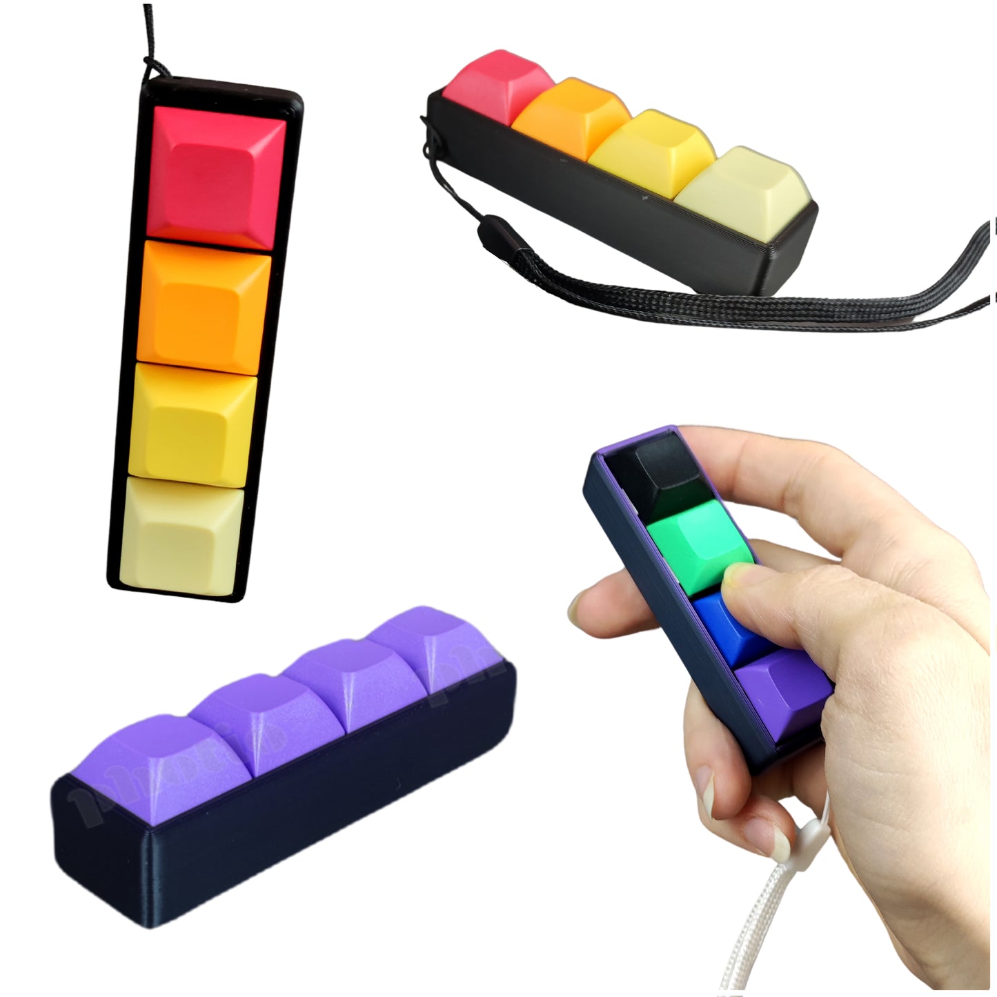 Kliker Antystresowy - 4 Przycisk