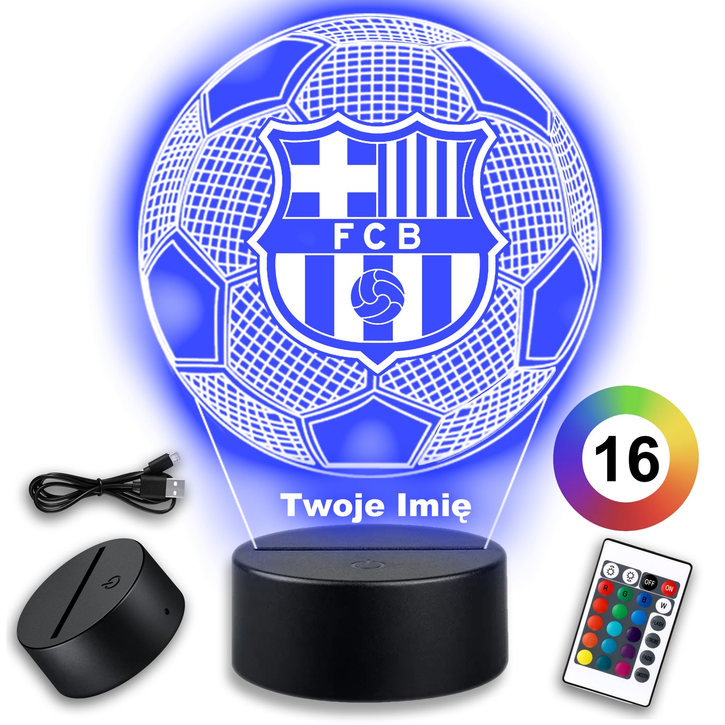 Fotbalová lampa Barcelona