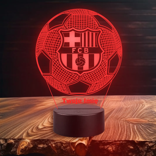 Barcelona Football Lamp