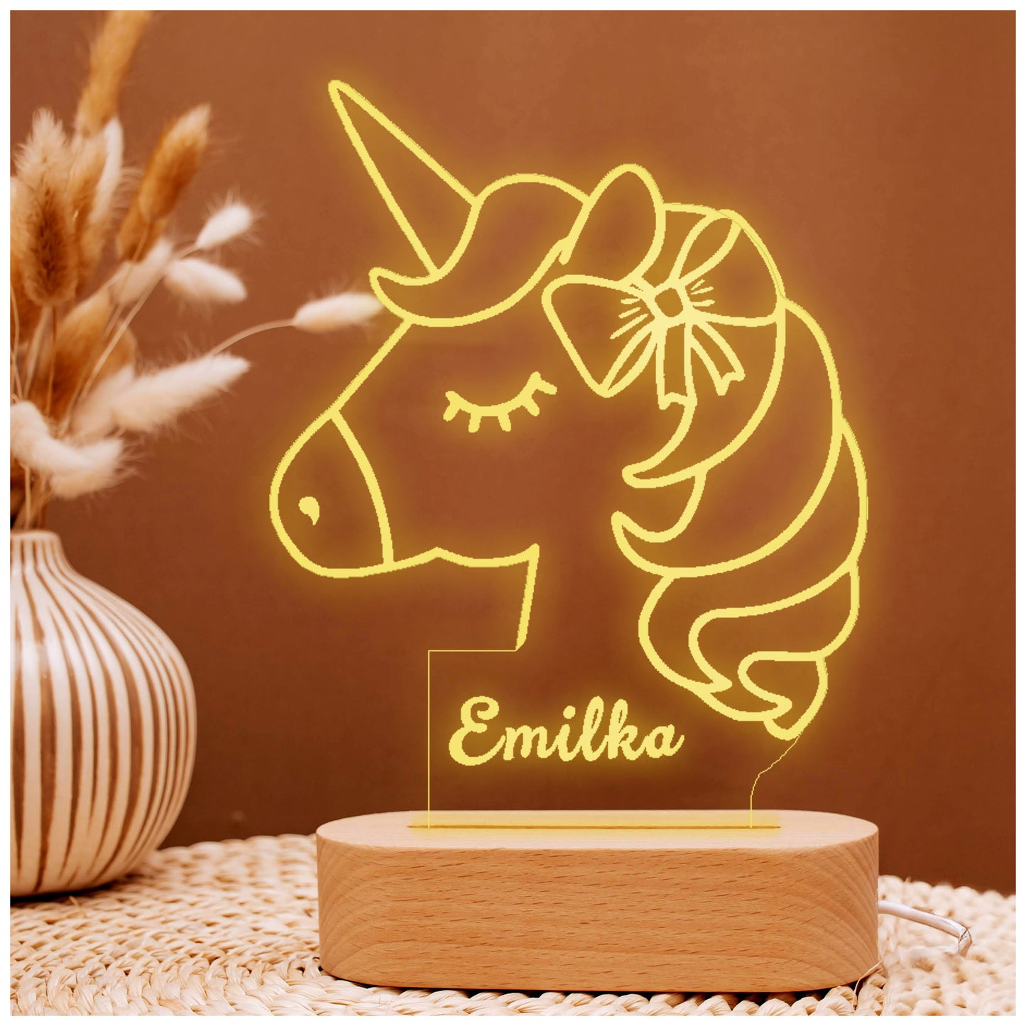 Unicorn Night Light-KOALA WOOD