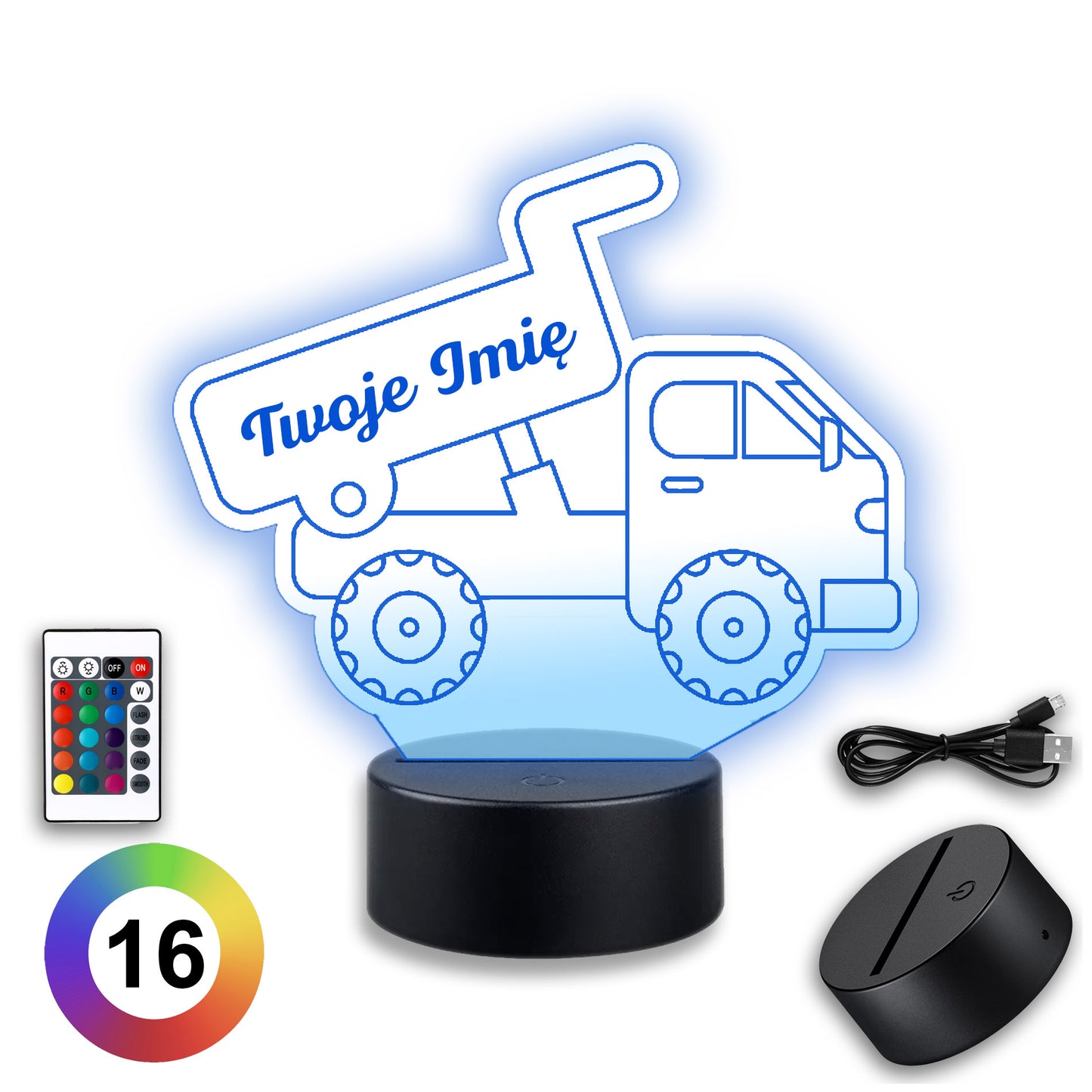 Noční světlo pro trolejbus