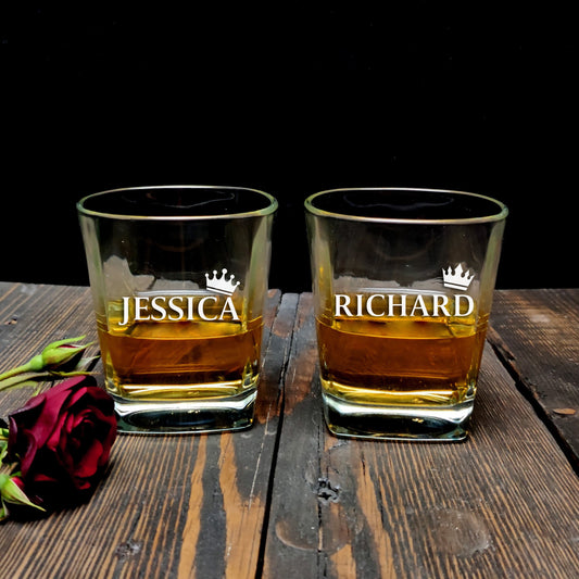 Couple Glass Set B-KOALA WOOD