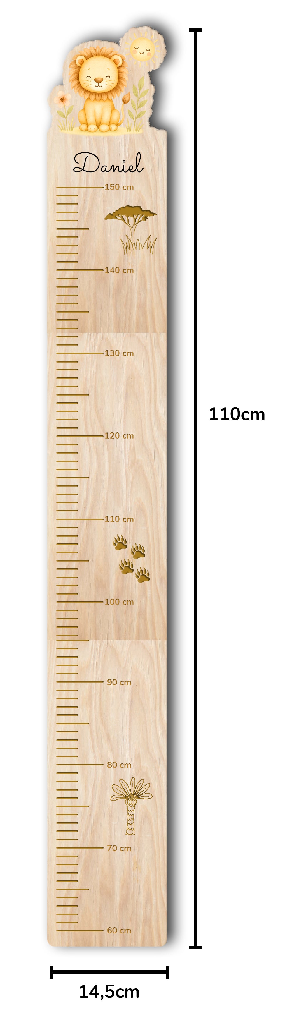 Lion Height Chart