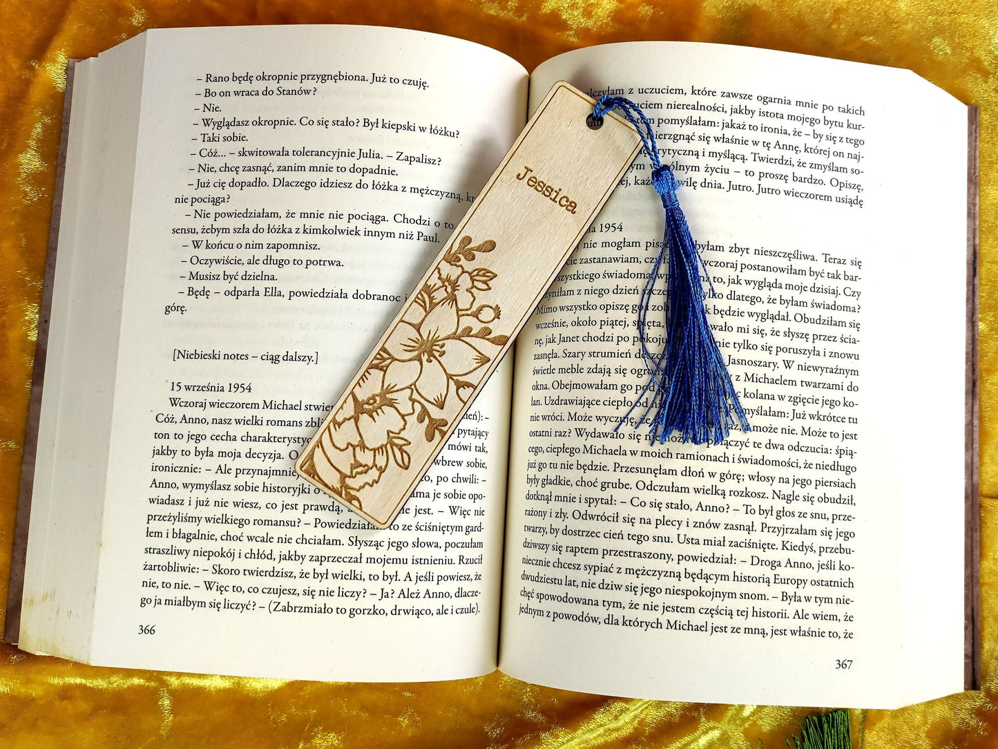 Personalised Floral Bookmark-KOALA WOOD