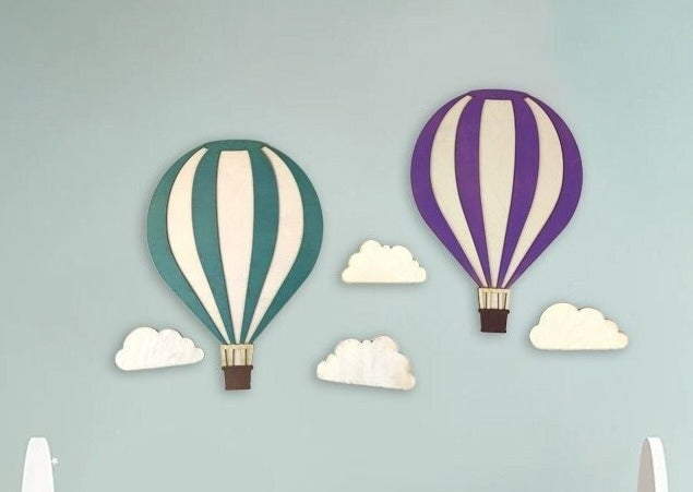 Hot Balloon Lamp/Wall Decor-KOALA WOOD
