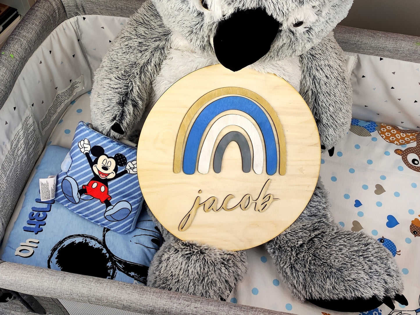 Rainbow Boho Lamp-KOALA WOOD