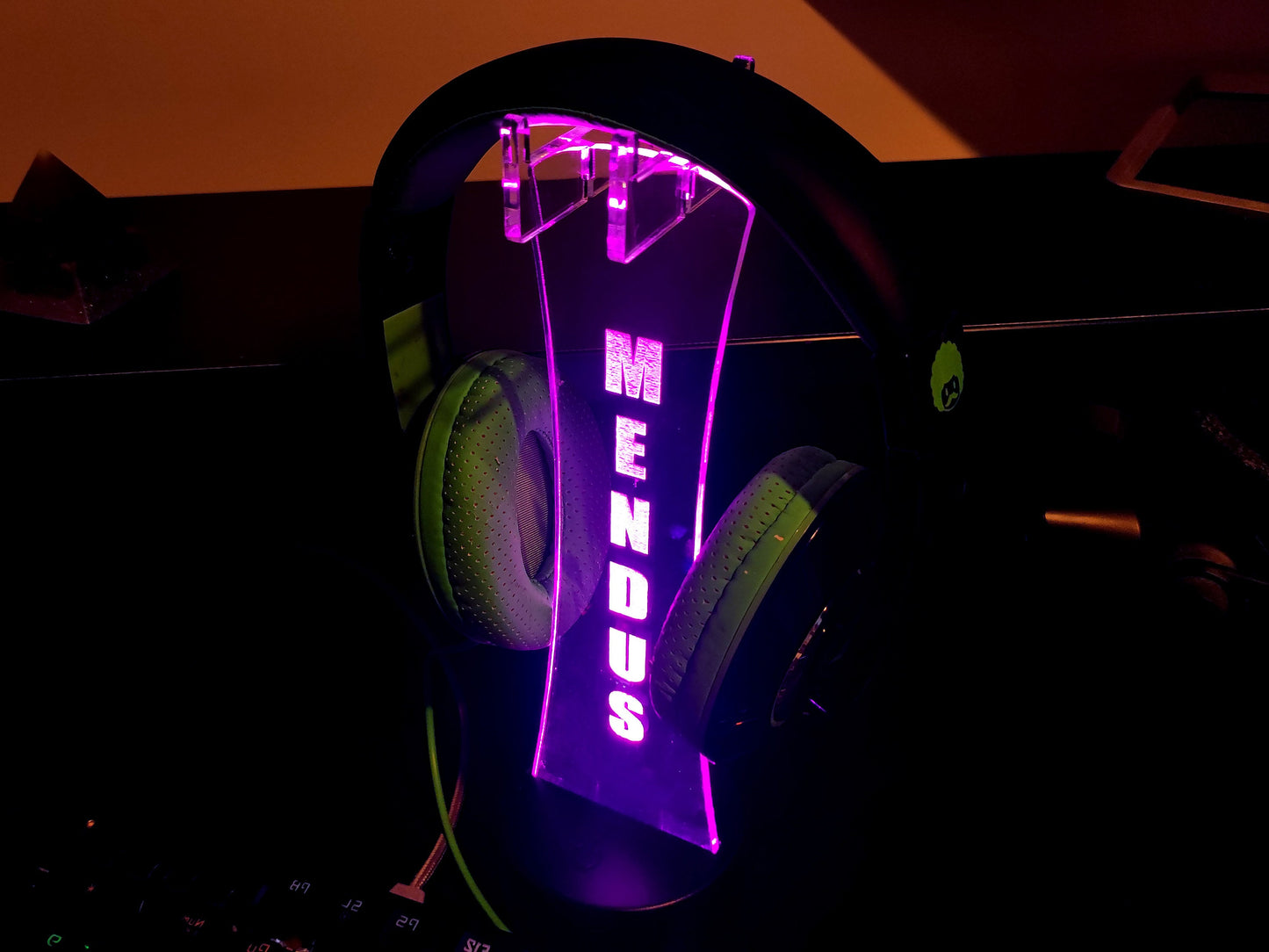 Custom order: Headphone Stand RGB-KOALA WOOD