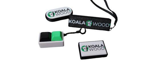 Stress Relief Gadgets with Logo - Koala Wood