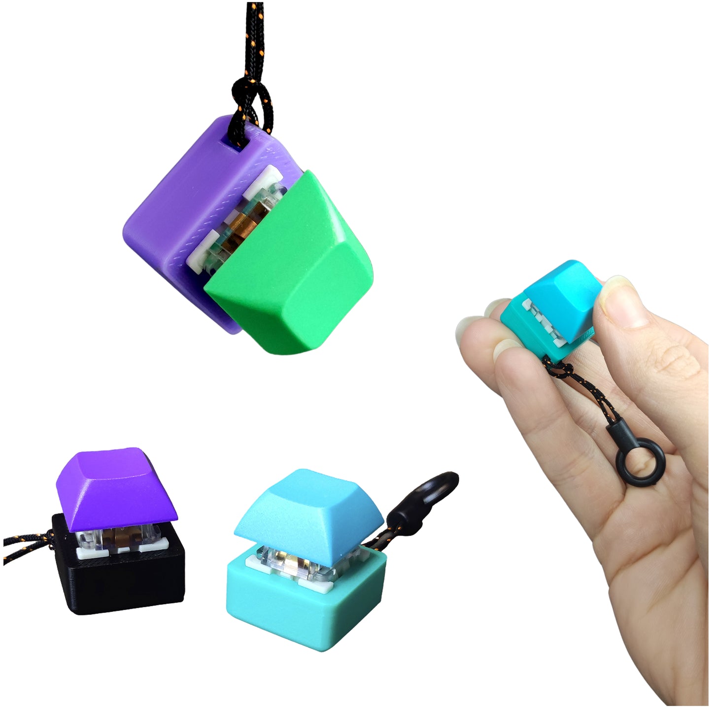 Fidget Keyboard Clicker Toy 1 Button - No Walls