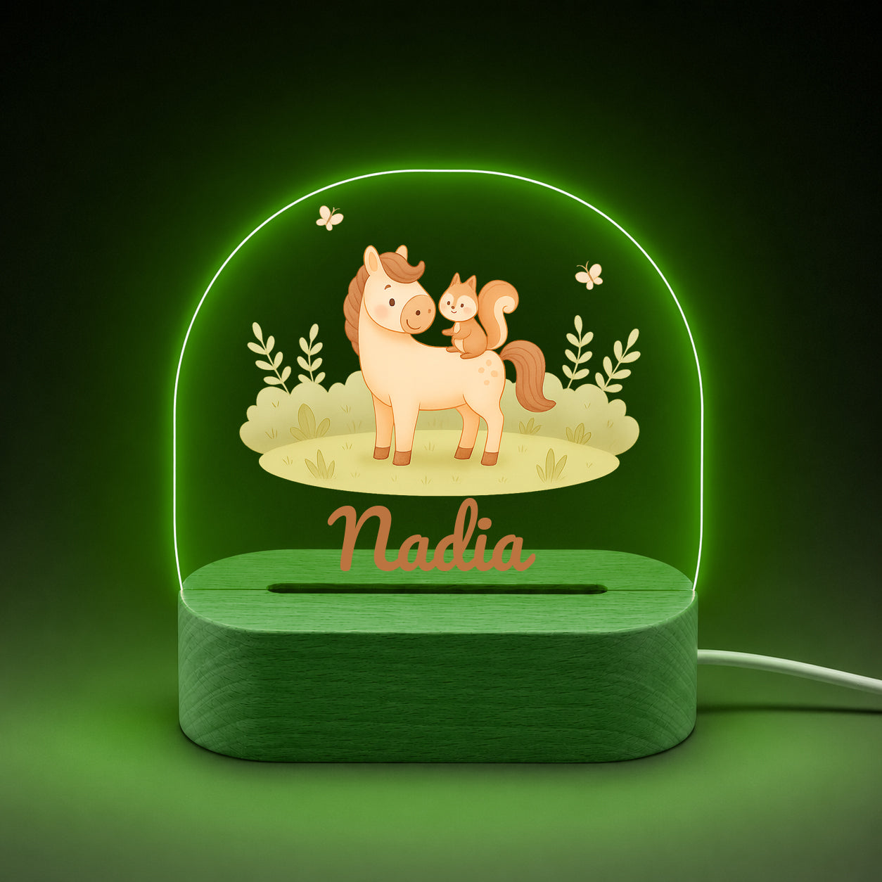Night Light - Horse on Meadow