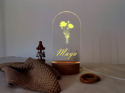 4 Styles Boho Night Light