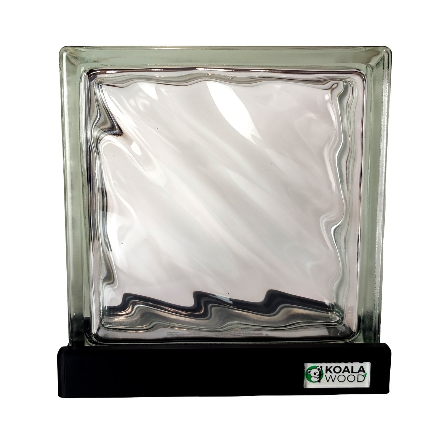 Glass Block Lamp - Waves