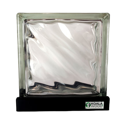 Glass Block Lamp - Waves