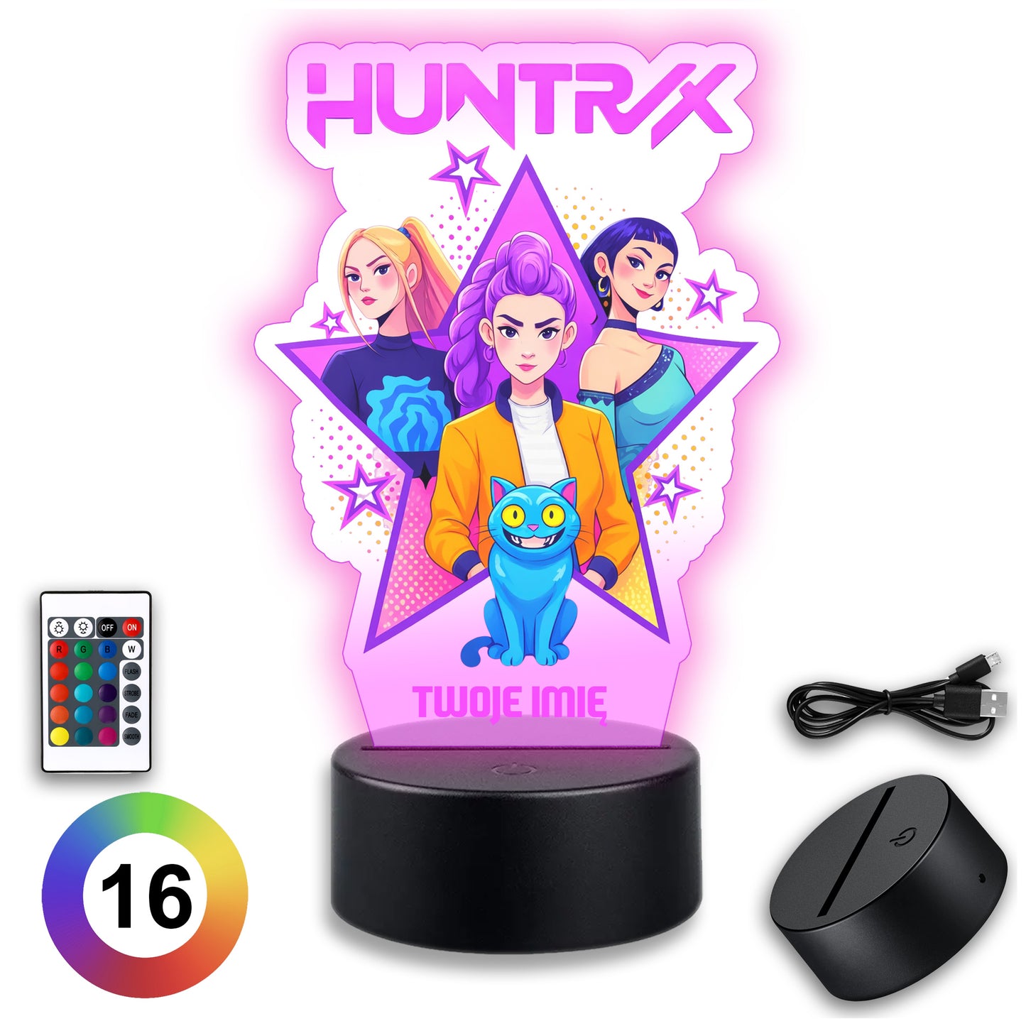 Lampka LED Huntrix Łowczynie Demonów