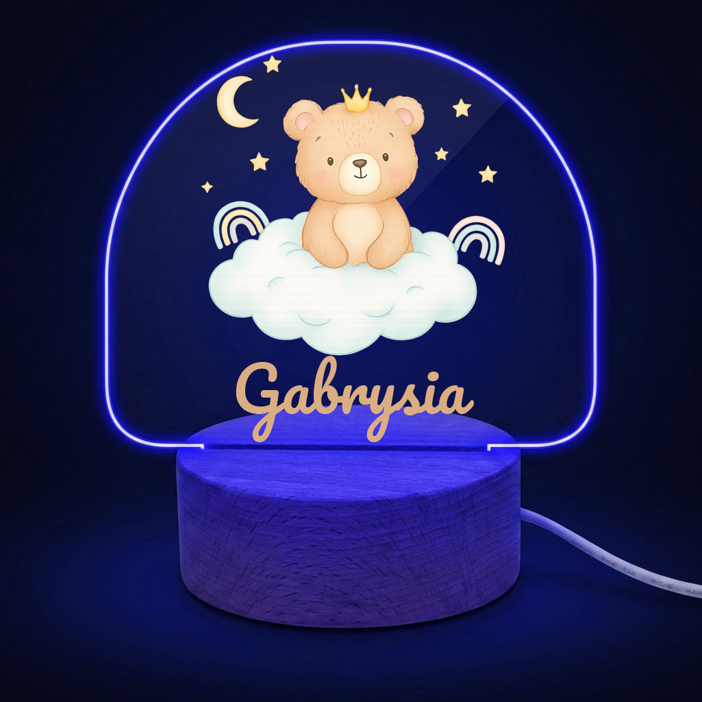 Night Light - Teddy Bear on Cloud