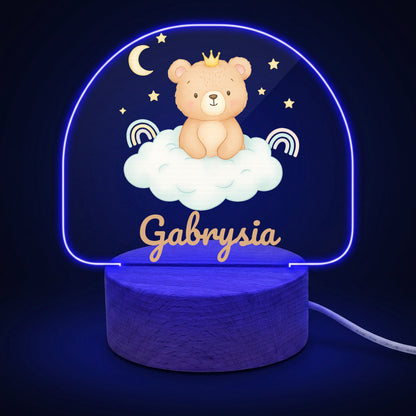 Night Light - Teddy Bear on Cloud