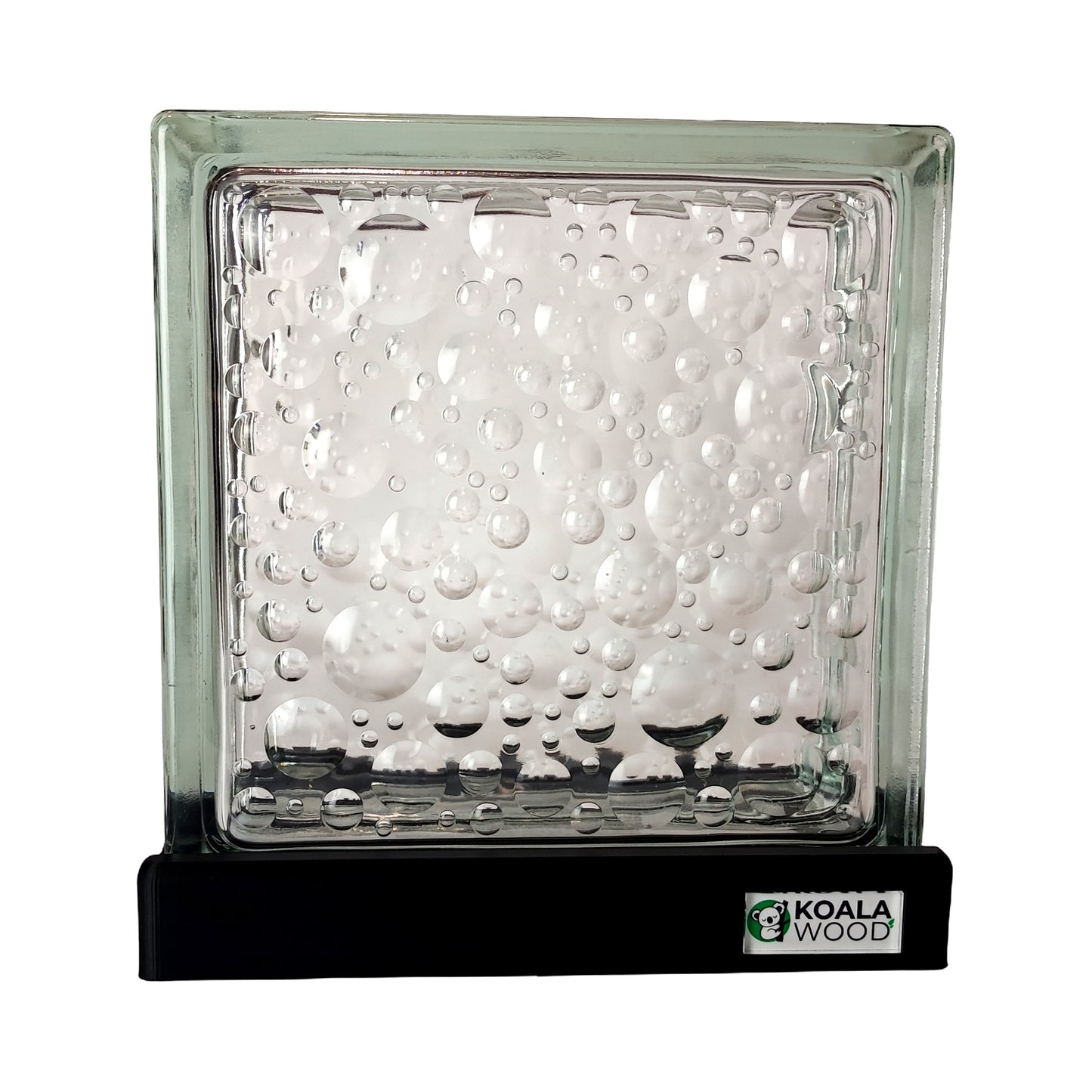 Glass Block Lamp - Bubbles
