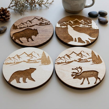 Wood Coasters - Logo
