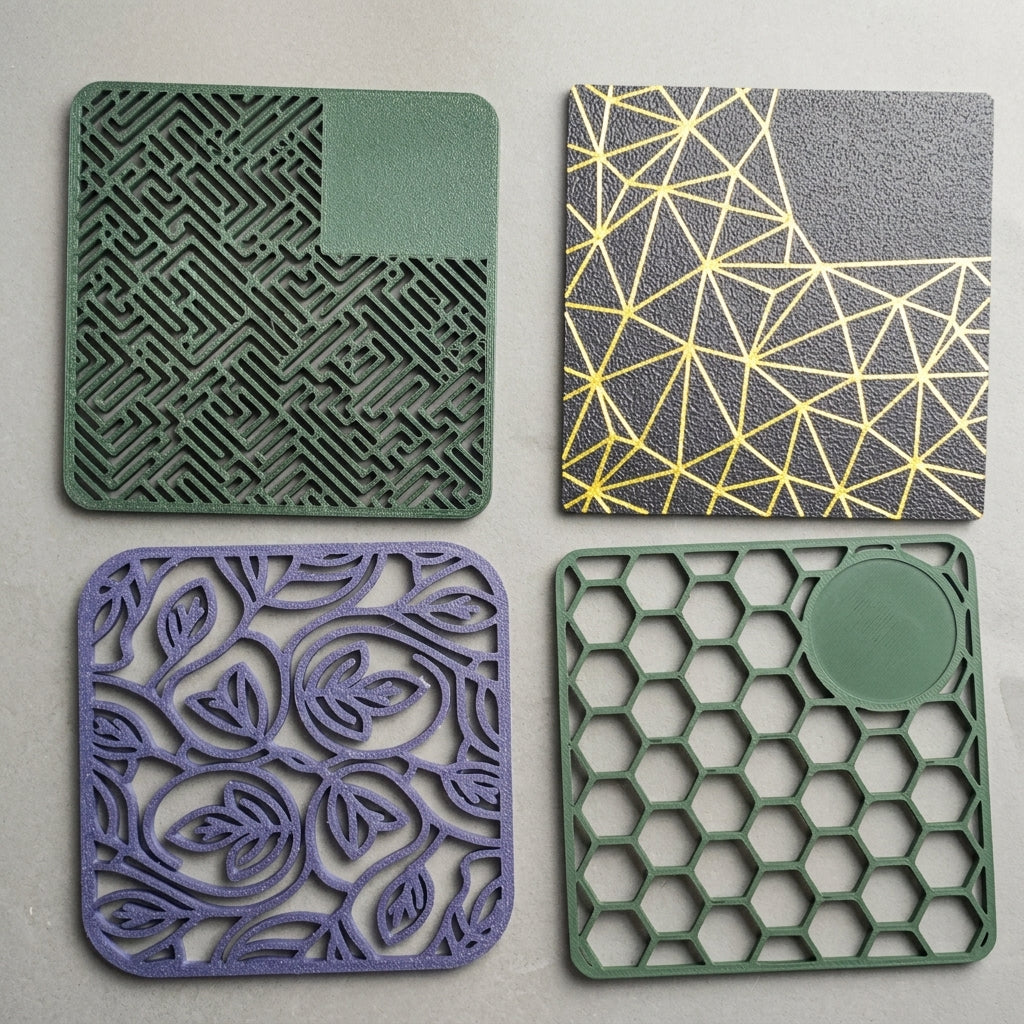 3D Printed Coasters - Logo