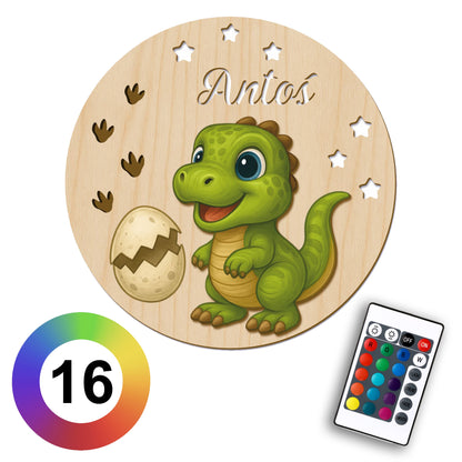 Lampka 3D Dinozaur