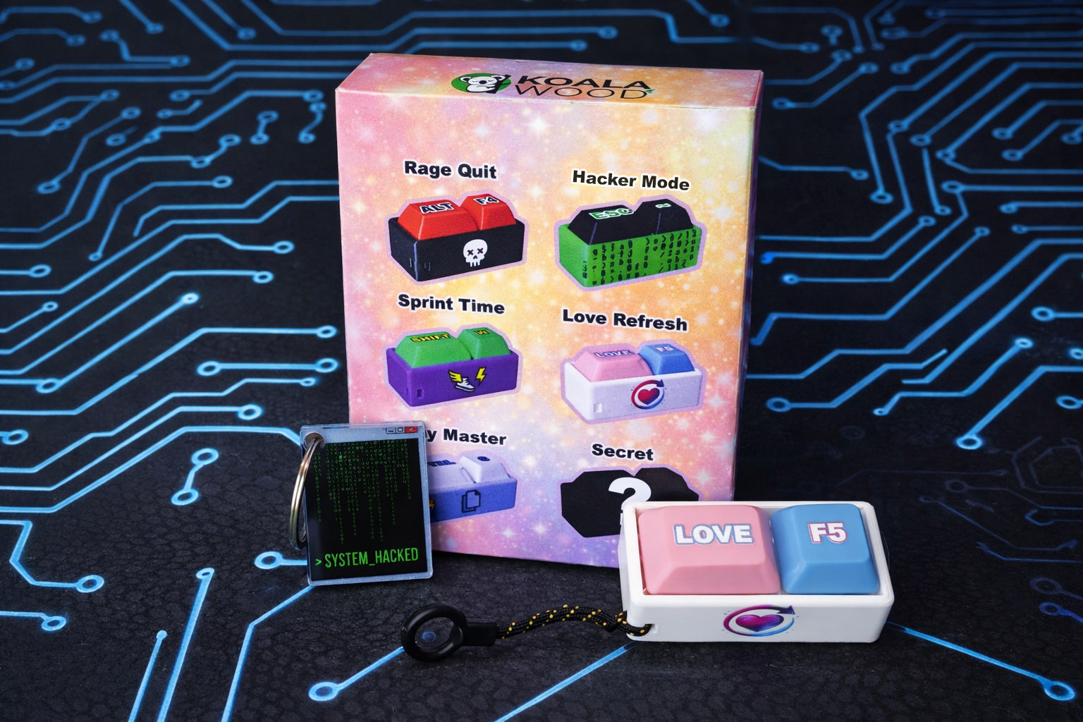 Gaming Clicker - Blind Box Keyboard Clicker Fidget Toy Stress