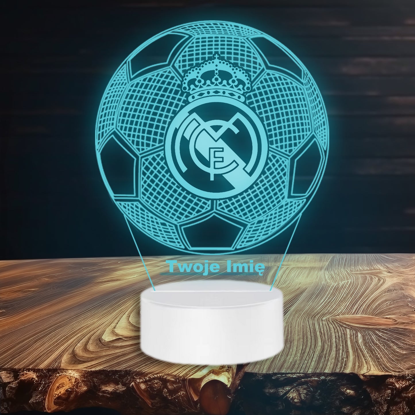 Real Madrit Football Lamp