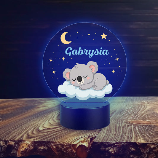 Koala on Cloud Lamp