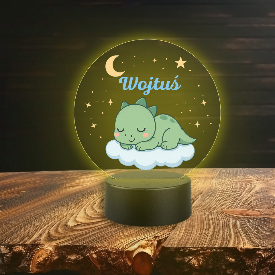 Dinosaur on Cloud Lamp