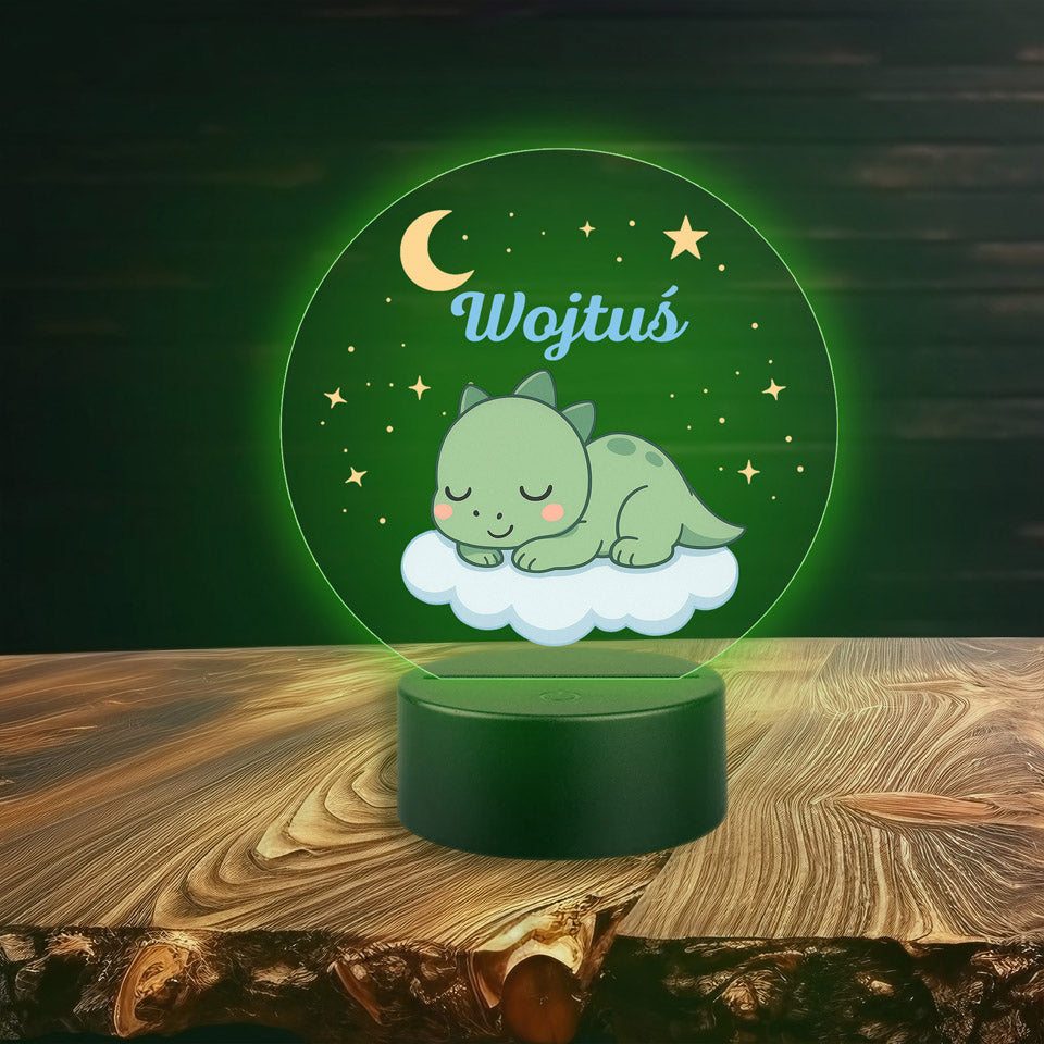 Dinosaur on Cloud Lamp