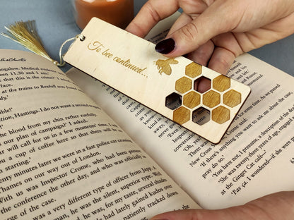 To Bee Continued Bookmarks