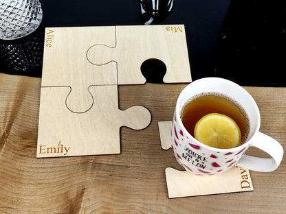 Personalised Jigsaw Puzzle coasters